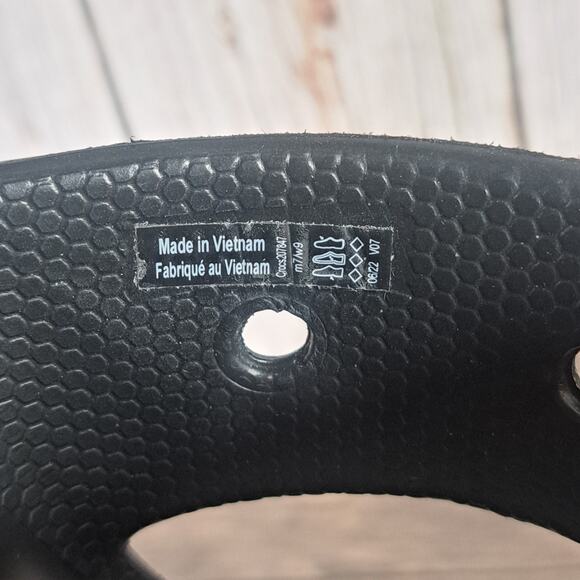 Crocs Classic Animal Remix Slide Sandals Women's Sz 9 Black Zebra Leopard NWOT - Picture 8 of 8